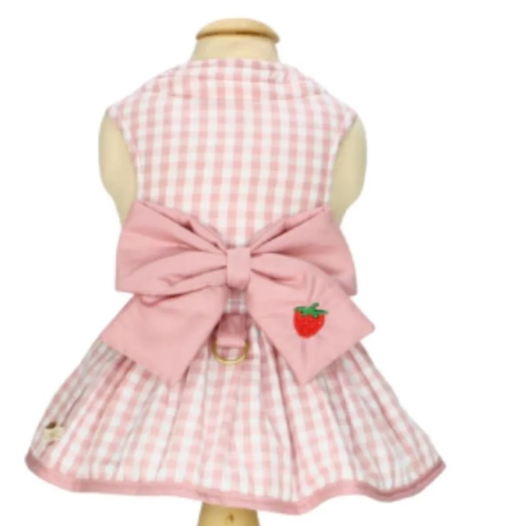 VESTIDO LAÇO E GUIA PATA CHIC - MORANGUINHO