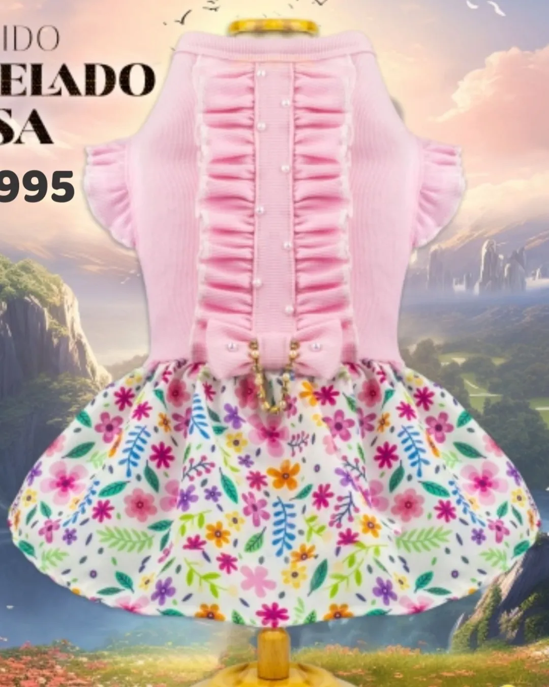 Vestido Canelado