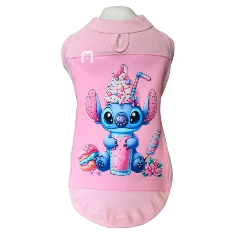 Moleton Stitch Rosa Bebê