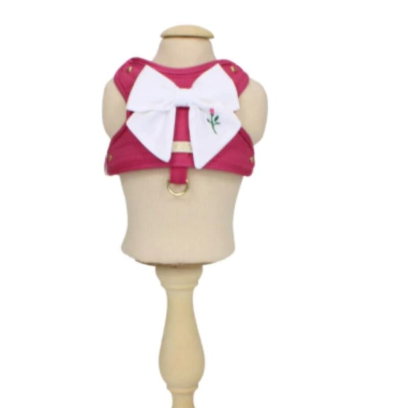 PEITORAL GUIA E BOLSINHA COM LAÇO PATA CHIC VERÃO'24 - PINK